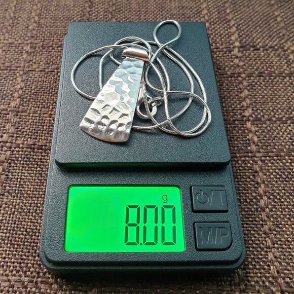 Vintage Retired SILPADA 925 Sterling Silver Hammered Pendant Necklace - Picture 8 of 11